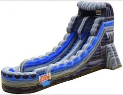 18 ft Single Lane Marble Purple Wet or Dry Slide