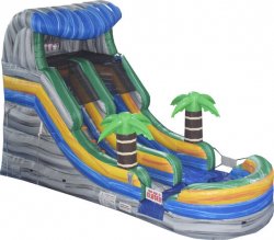 13 ft Single Lane Stone Waterslide