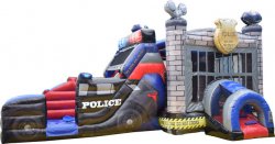 Police Car Bounce House Combo