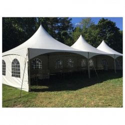 20X80 High Peak Tent Installed