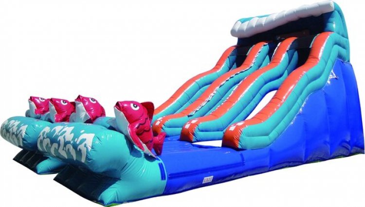 19 ft Double Lane Big Kahuna Water Slide