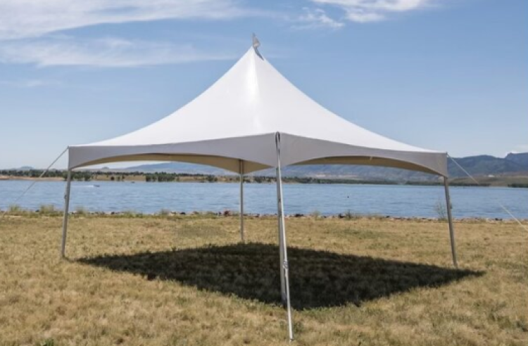 20x20 High Peak Tent Package, Seats 40 People