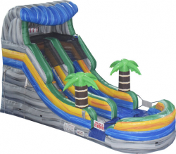 13 ft Single Lane Stone Waterslide-#17