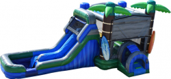 Tropical Bounce House Combo- Wet/Dry