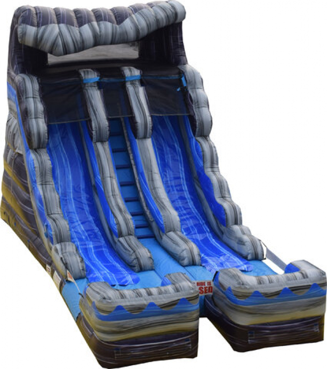16 ft DL Wave Marble Purple Water Slide- #26