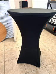 IMG 0665 1777920866 Black - Fitted Stretch Table Cover for 30'' Cocktail Table